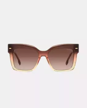 Солнцезащитные очки-бабочки из ацетата Carrera, коричневый