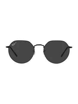 Солнцезащитные очки-бабочки неправильной формы 53 мм Ray-Ban, черный