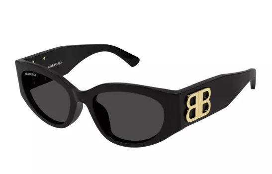 Солнцезащитные очки Balenciaga Cat Eye, черный