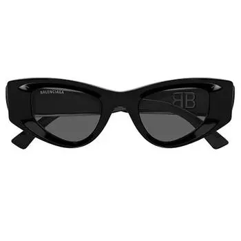 Солнцезащитные очки Balenciaga, черный/серый