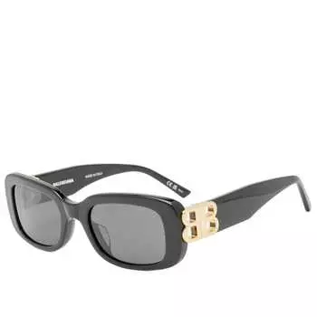 Солнцезащитные очки Balenciaga Eyewear Bb0310Sk, цвет Black & Grey