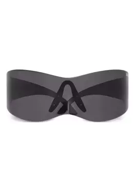 Солнцезащитные очки Balenciaga Eyewear с оправой-маской, черный