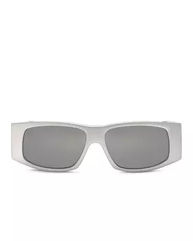 Солнцезащитные очки Balenciaga LED, серебряный