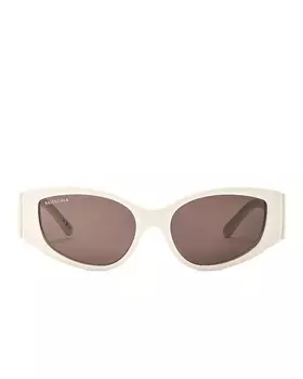 Солнцезащитные очки Balenciaga Max, слоновая кость