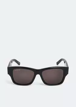 Солнцезащитные очки Balenciaga Max Square AF, черный