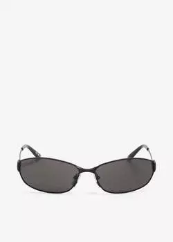 Солнцезащитные очки Balenciaga Mercury Oval, черный
