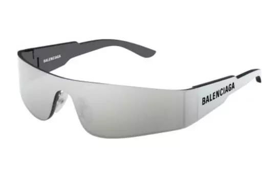 Солнцезащитные очки Balenciaga Mono, серебряный