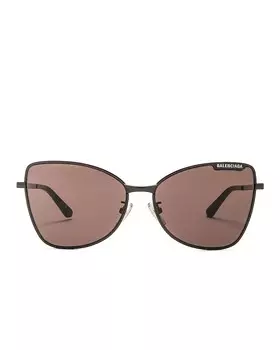 Солнцезащитные очки Balenciaga Square, черный