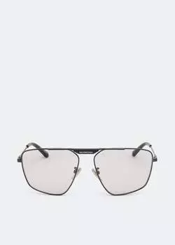 Солнцезащитные очки Balenciaga Tag 2.0, нейтральный