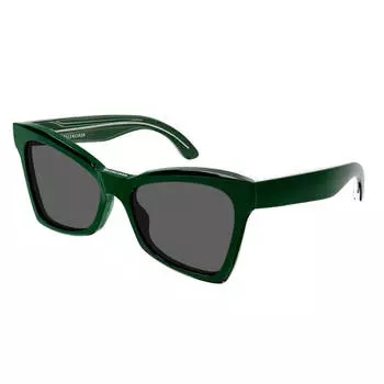 Солнцезащитные очки Balenciaga, зеленый/серый