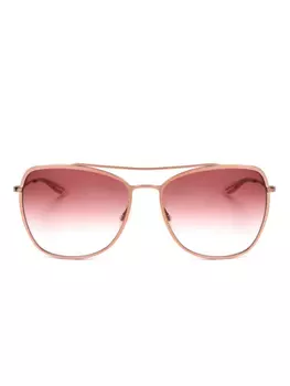 Солнцезащитные очки Barton Perreira в большой оправе, золотой