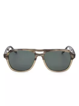Солнцезащитные очки Barton Perreira в прямоугольной оправе, серый