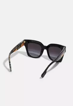 Солнцезащитные очки Based Check Burberry, черные