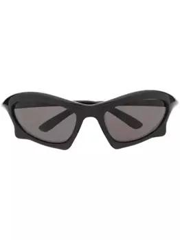 Солнцезащитные очки Bat в прямоугольной оправе Balenciaga Eyewear, черный