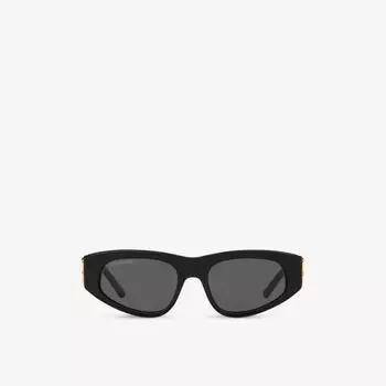 Солнцезащитные очки BB0095S в оправе «кошачий глаз» из ацетата Balenciaga, черный