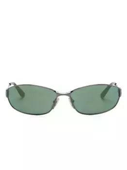 Солнцезащитные очки BB0336S в овальной оправе Balenciaga Eyewear, серый