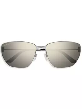Солнцезащитные очки BB0337SK Balenciaga Eyewear, серебряный
