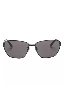 Солнцезащитные очки BB0337SK в квадратной оправе Balenciaga Eyewear, коричневый