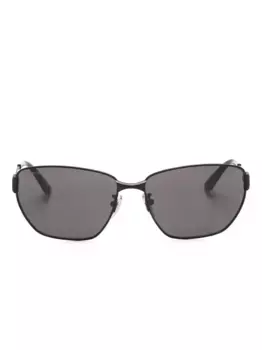 Солнцезащитные очки BB0337SK в квадратной оправе Balenciaga Eyewear, коричневый