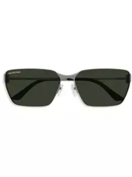 Солнцезащитные очки BB0374SK Balenciaga Eyewear, серебяный