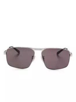Солнцезащитные очки BB0418SK Balenciaga Eyewear, серебяный
