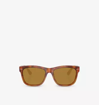 Солнцезащитные очки Bc4003S с оправой из ацетата Brunello Cucinelli, коричневый