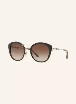 Солнцезащитные очки be4251q BURBERRY, гавана/коричневый градиент