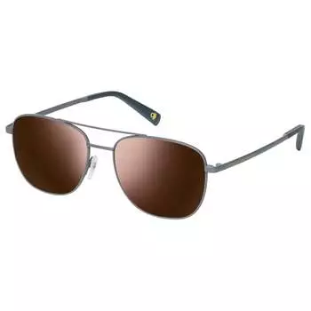 Солнцезащитные очки Benetton be7012 401 55 матовые серые United Colors Of Benetton, серый