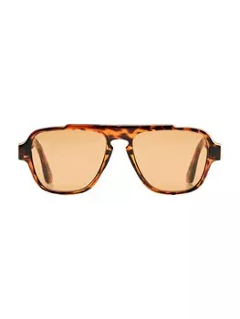 Солнцезащитные очки Bershka, цвет Caramel/Cognac/Dark brown