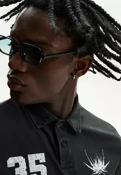 Солнцезащитные очки Bershka, зеленый