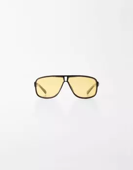Солнцезащитные очки Bershka, желтый