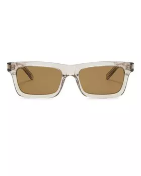 Солнцезащитные очки Бетти Saint Laurent, бежевый/коричневый