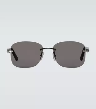 Солнцезащитные очки без оправы Cartier, черный