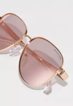 Солнцезащитные очки BIARRITZ Michael Kors, цвет розового золота