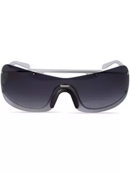 Солнцезащитные очки Big Wharf в массивной оправе Off-White Eyewear, черный