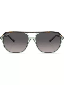 Солнцезащитные очки Bill One в квадратной оправе Ray-Ban, коричневые