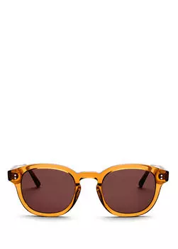 Солнцезащитные очки Bille в ацетатной оправе Messyweekend Cophenagen, коричневый