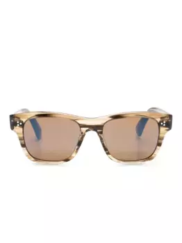 Солнцезащитные очки Birell Sun с затемненными линзами Oliver Peoples, коричневый