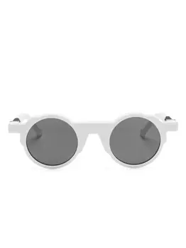 Солнцезащитные очки BL0002 в круглой оправе VAVA Eyewear, белый