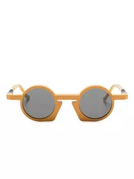 Солнцезащитные очки BL0043 в круглой оправе VAVA Eyewear, желтый