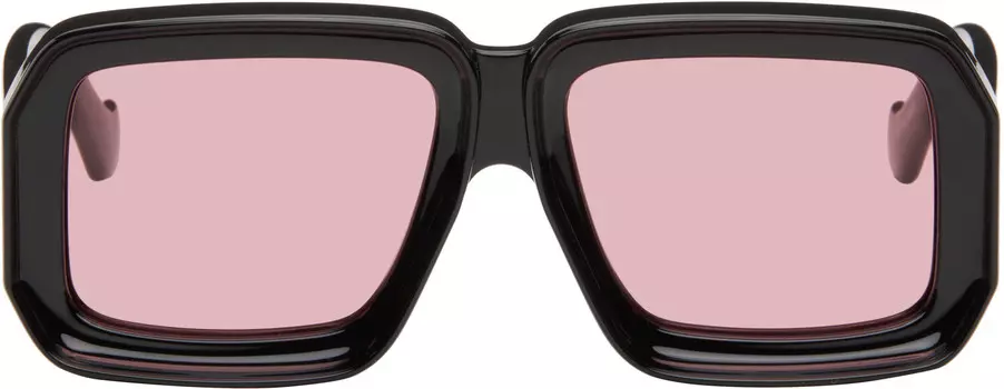 Солнцезащитные очки Black Paula's Ibiza Dive In Mask LOEWE, Shiny black/Violet