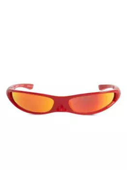 Солнцезащитные очки Blade в прямоугольной оправе Balenciaga Eyewear, красный