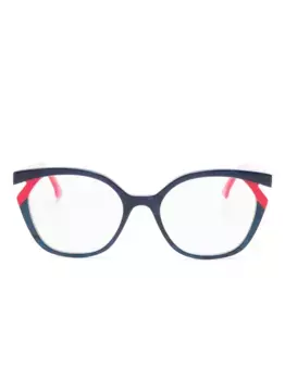 Солнцезащитные очки Bocca Kuma в круглой оправе Face Face, синий