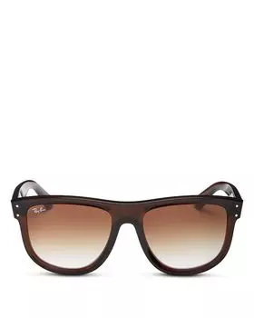 Солнцезащитные очки бойфренда в перевернутом виде, 56 мм Ray-Ban