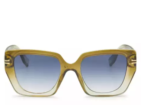 Солнцезащитные очки большого размера Kelly & Katie Fiesta, темно-зеленые