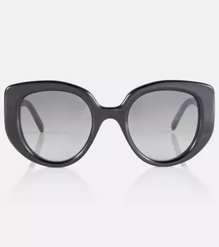 Солнцезащитные очки большого размера Loewe, черный