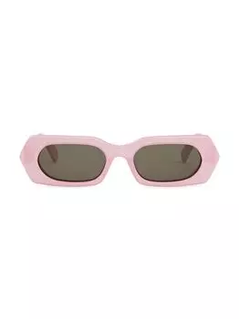 Солнцезащитные очки Bold 3 Dots 51MM с геометрическим рисунком CELINE, розовый