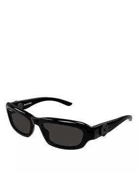 Солнцезащитные очки Bolt Rectangle, 58 мм Balenciaga, черный