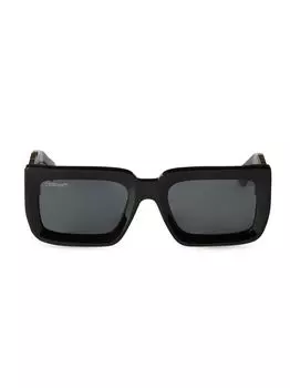 Солнцезащитные очки Boston Square 55MM Off-White, черный