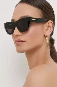 Солнцезащитные очки Bottega Veneta, черный